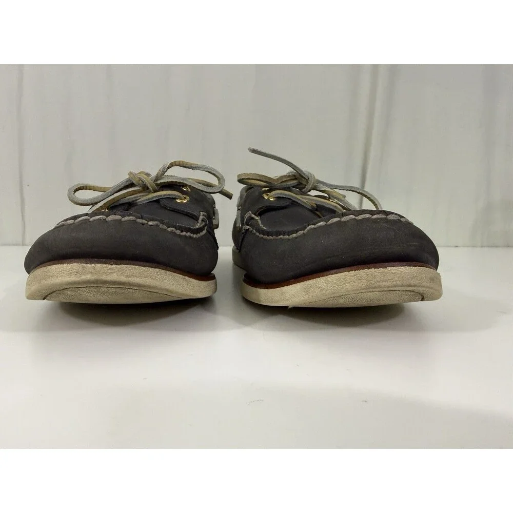 Sperry Topsiders Gold Cup Original 2-Eye Boat Shoe Navy Sz 11M Preppy Lawn Party